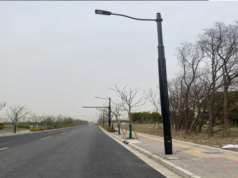 淮滨县上海综合杆 太阳能路灯工程